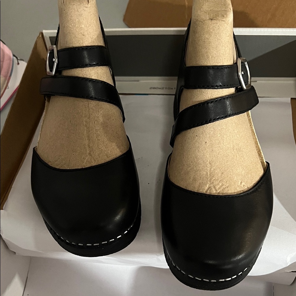 Black Danilo Leather Women's Shoes